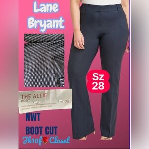 LOWEST🌺 NWT LANE BRYANT Sz28 THE ALLIE SEXY STRETCH BOOT CUT PANTS